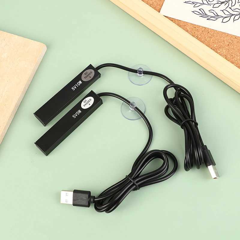 Tank heaters 1Pc 5/10W Mini Aquarium Heater USB Charging For Small Fish Energy Saving Over Temperature Protection Accessories H2502056SGX