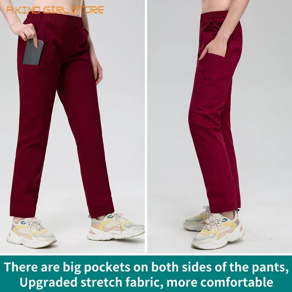 Mens Scrubs Uniform Lab Set Male Wholesale Clinic Hospital Doctor Overalls Vneck Fashion Scrub Pharmacy Nurse Clothes 250122