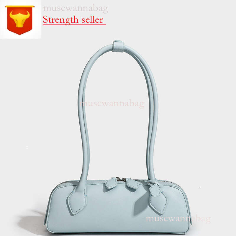 Top Quality Designer Bags Teckel Bags Leather Shoulder Bagbags Women Handbags Fashion Baguette Armpit Bag Long Profile Double Zipper Opening Closing 2