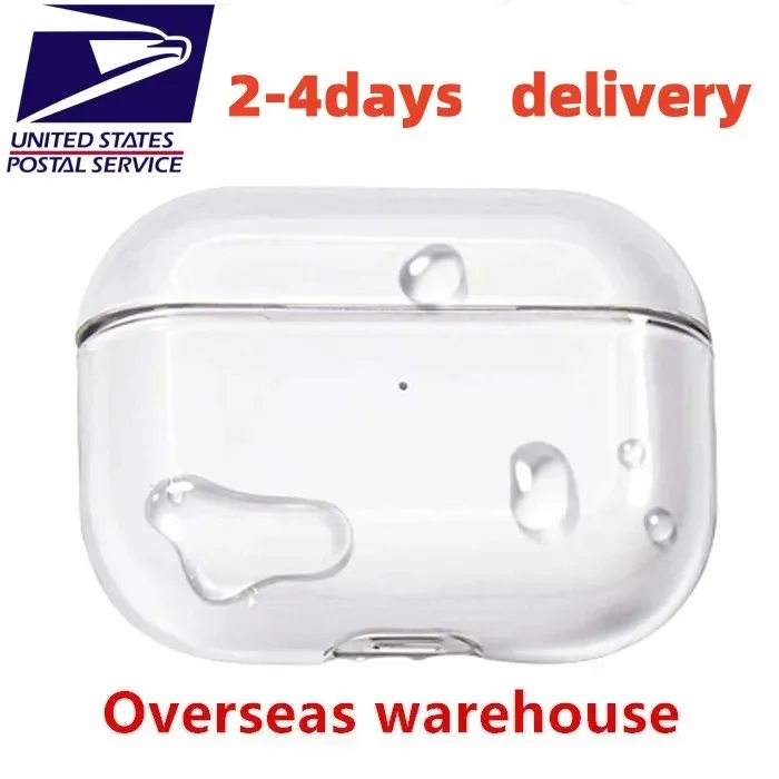 USA Stock For 2025 New USB-C pro3 earphones Bluetooth Headphone Accessories Solid Silicone Protective Cover airpods 2 3 max Wireless Charging Shockproof Case