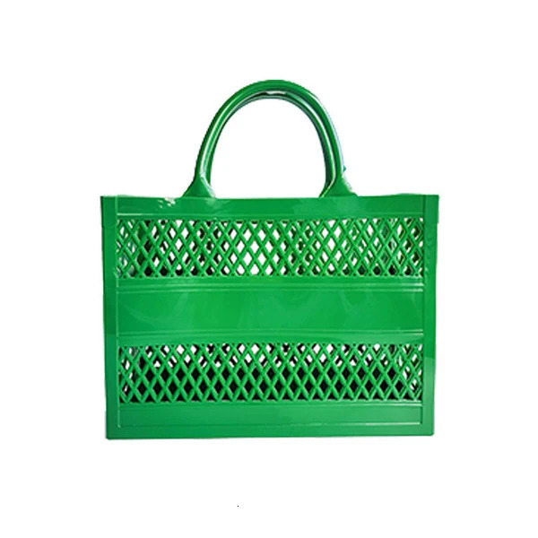 Summer Womens Bag PVC Fashion Jelly Bags Candy Color Handbags Outdoor Casual Picnic Bags Beach Vacation Handbag Female 250207