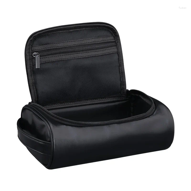 Women's Cosmetic Bags & Men's Designer Toiletry Bag: Retro PU Leather Travel Organizer, Waterproof hot Makeup Case for Women and Men