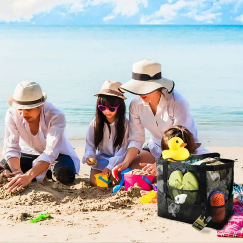 Mesh Women Bag Summer Hollow Out Large Capacity Shoulder Bags Fashion Beach Bag Student Bookbag Shopping Back 250207