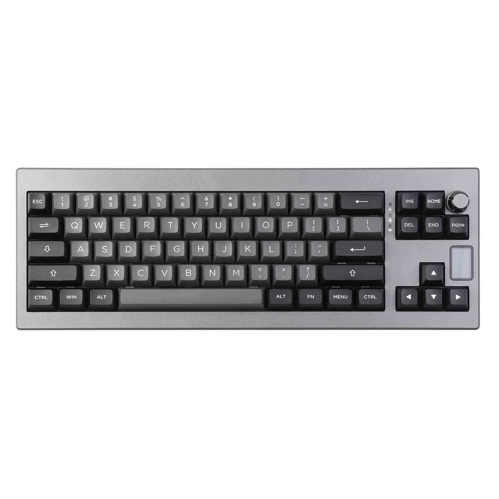 Keyboards EPOMAKER Shadow-X Gasket Hot Swappable 2.4ghz/Bluetooth/USB-C Wired Wireless Mechanical Keyboard with Screen for Gaming/ Office z250209