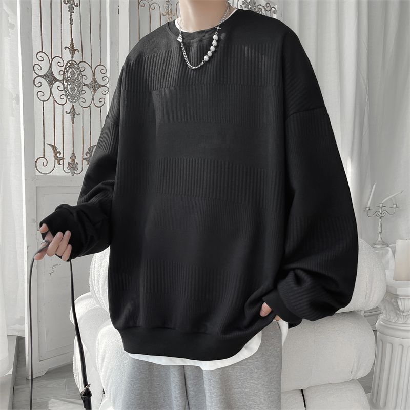 F90013 Sweatshirts for men spring 2024 new styles for inner wear loose heavyweight