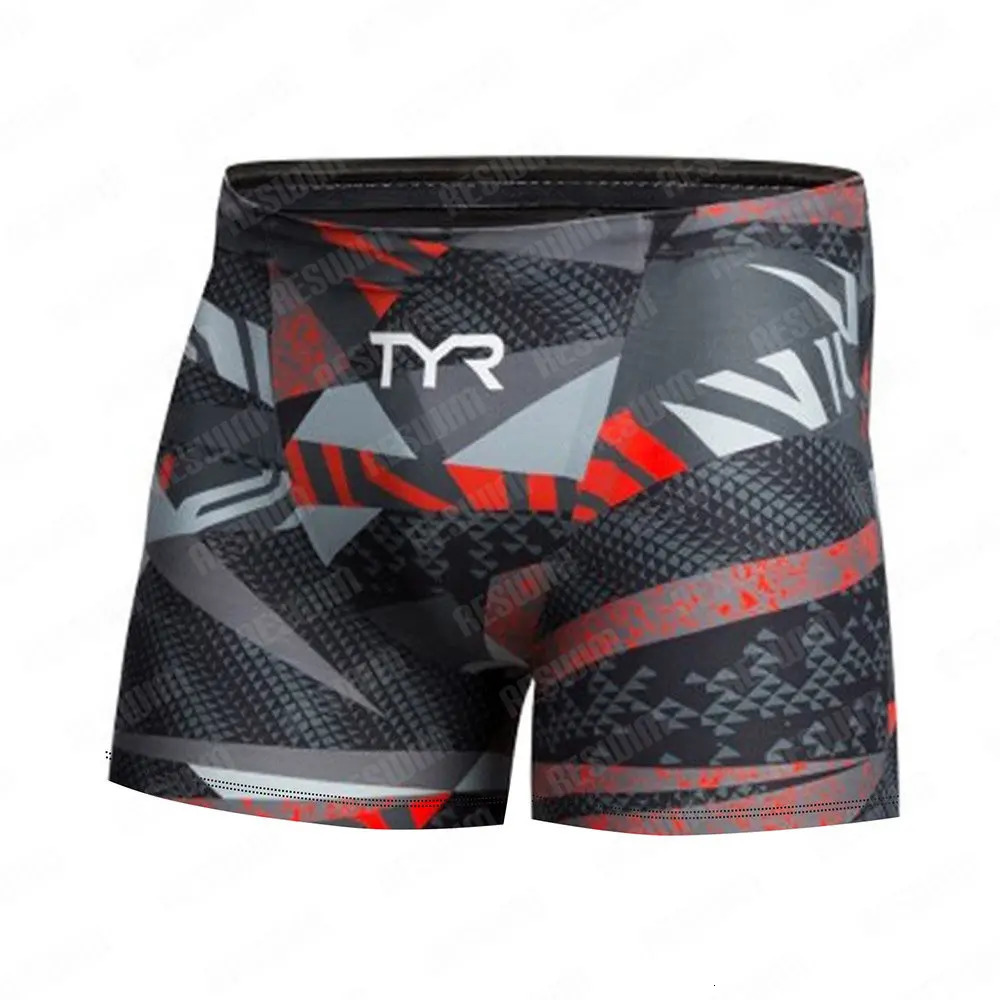 Summer Mens Swim Endurance Athletic Swimsuit Beach Swimming Trunks Swimwear Jammer Tight Surf Shorts Z260314