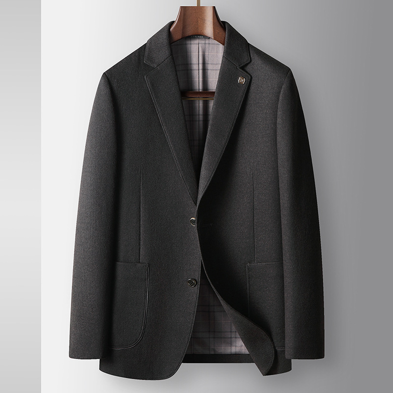 G124Cool Men's Japanese Casual Suit with Korean Influence Versatile for Spring & Autumn Wear