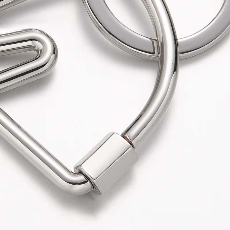Charm Buckle Chaine d'Ancre horse head Cheval keychain high-end bag small pendant Bag accessories