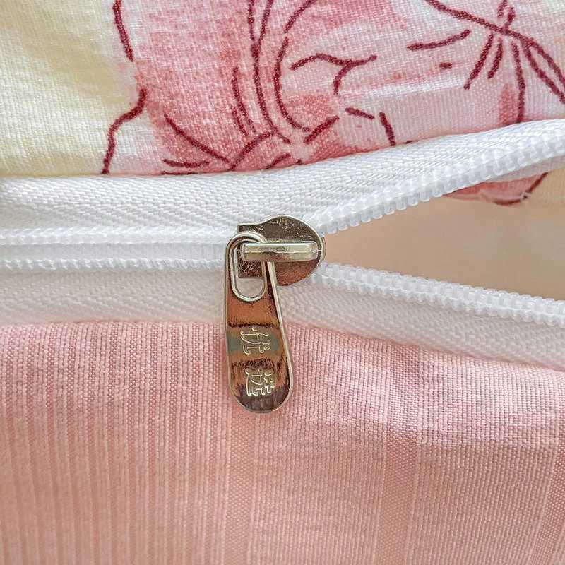 Washed Cotton Bedding Comforter Set case bed sheet Single Full Size Bed Linen Duvet Cover Set Queen/King Double Size Z250208