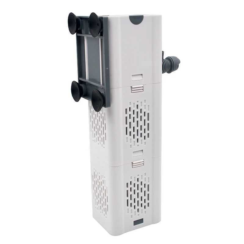 Fish Filters Aquarium Filter Pump Tank Submersible Silent Air Oxygen Aerator Internal Water Wave Maker 220v H2502051ISS