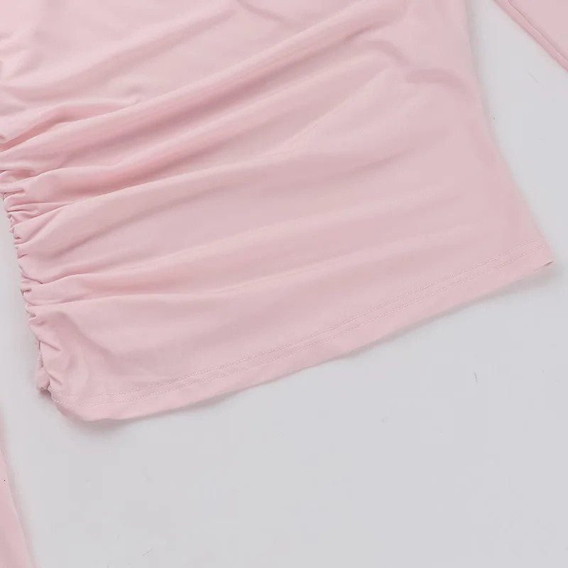 Custom Womens Casual Long Sleeve Boat Neck Off Shoulder Slim Fit Crop Top Going Out Blouses Y2K Tight Shirts XY24338SKO 250208