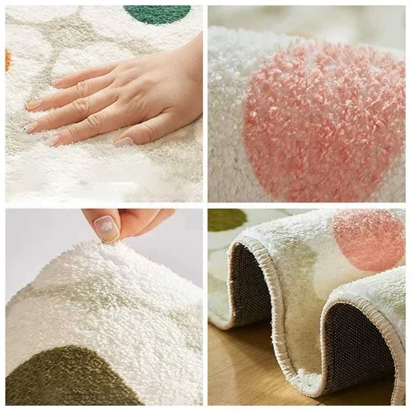 Grass Looking Wet Grass Rug Grass Pattern Living Ro Area Carpet Cust Personali Colorf Rug Soft Flanne Handmade Gift Z250208