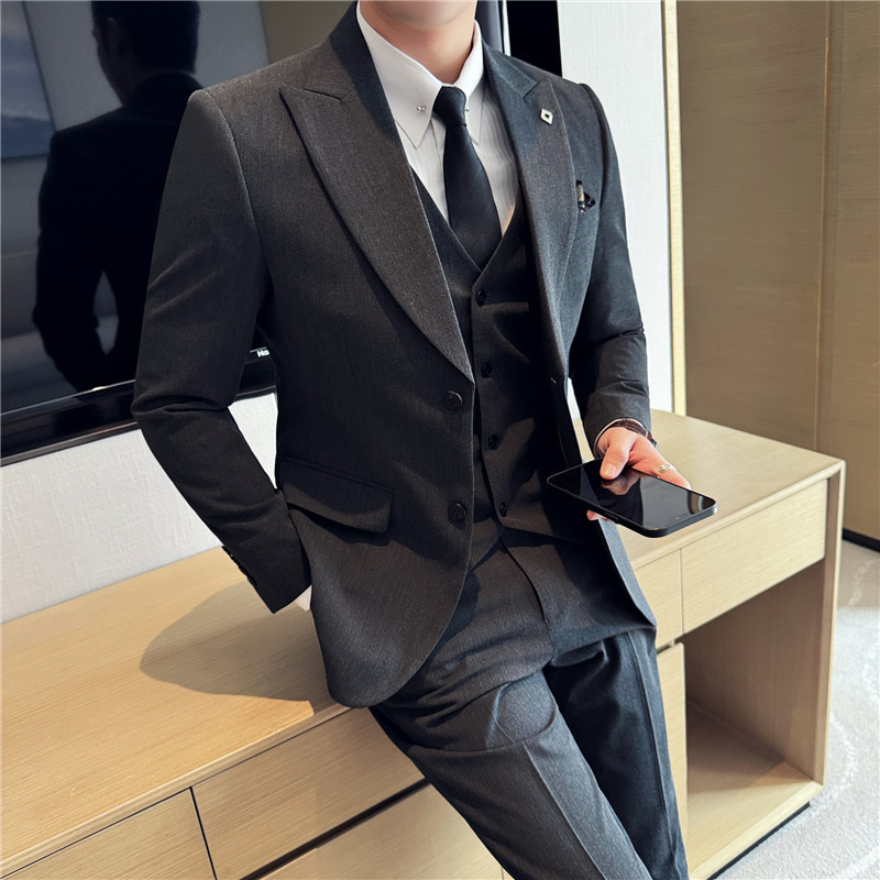 M220Autumn 2025 Stylish Father's Daywear Single-item Suit for Mature Gents