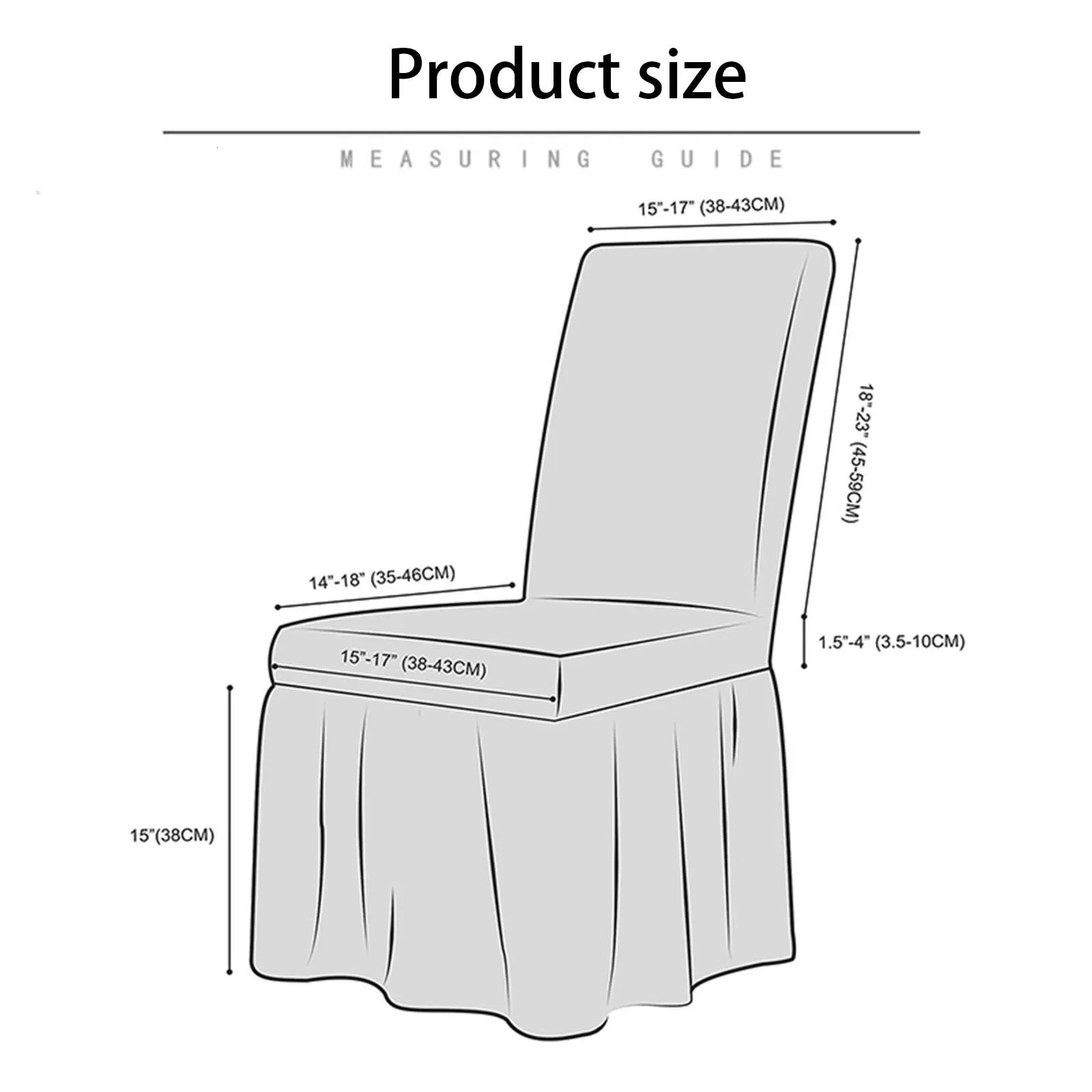 Couch Cover 1 Piece Skirt Dining Chair Covers French Country Stretch Slipcovers For Home Party Sofa Throw Cover Extra Large 250208