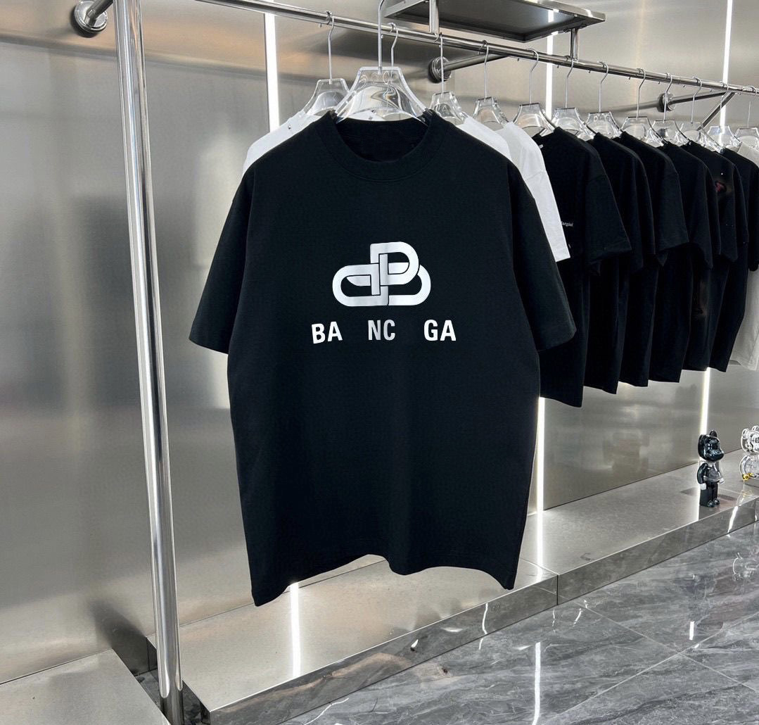 Summer new high-quality designer and womens casual cotton fashion letters short sleeve mens T-shirt