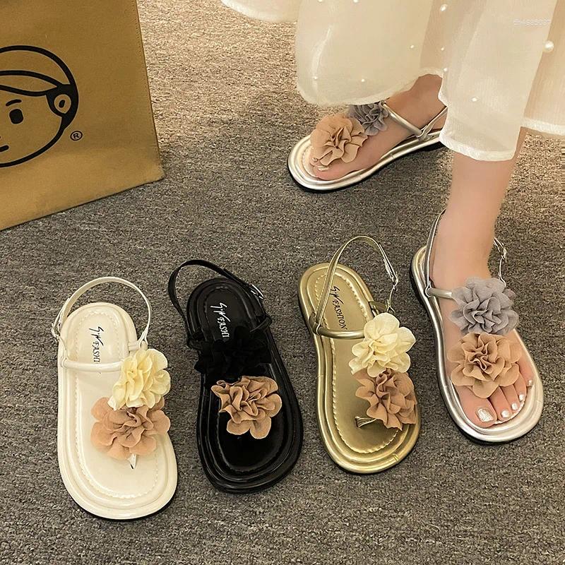 Sandals Flat Sandal Shoe 2025 Summer Women's Heels All-Match Without Girls Fashion Gladiator Clear Rome ral wer Scandals hurenlakeshoes hurenlake