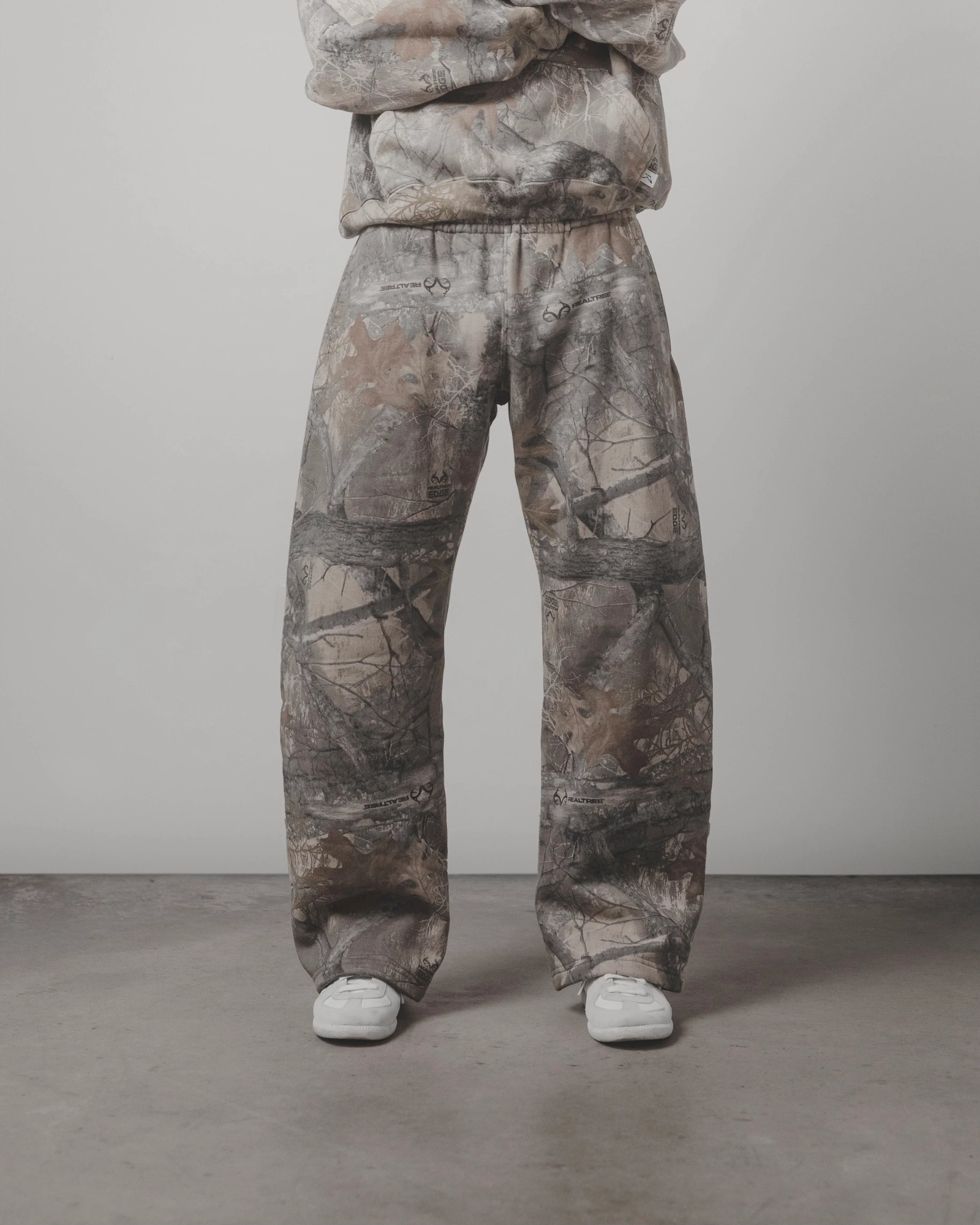 Streetwear Camouflage 2 Piece Set Men Women Harajuku Casual Sweatshirt Zip Up Hoodie Pullover Y2K Baggy Sweatpant Wide Leg Pants 250208