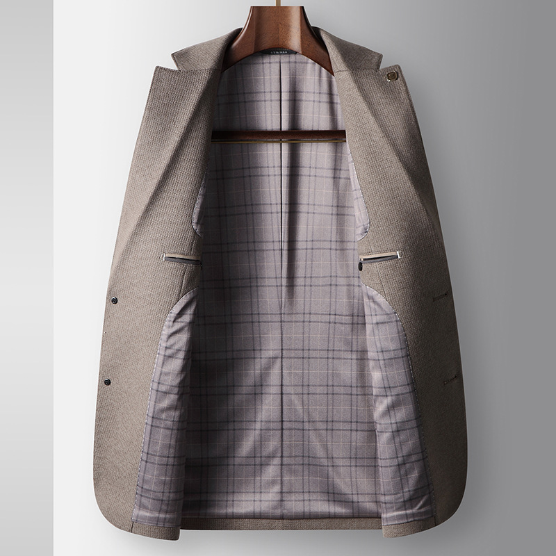 G124Cool Men's Japanese Casual Suit with Korean Influence Versatile for Spring & Autumn Wear