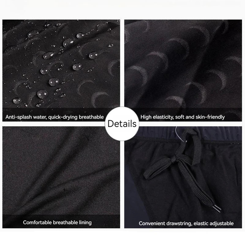 Teens Water Repellent Men Swimwear Shark Skin Quick Dry Swimming Trunks Breathble Shorts Swim Brief Swimsuit Z260314