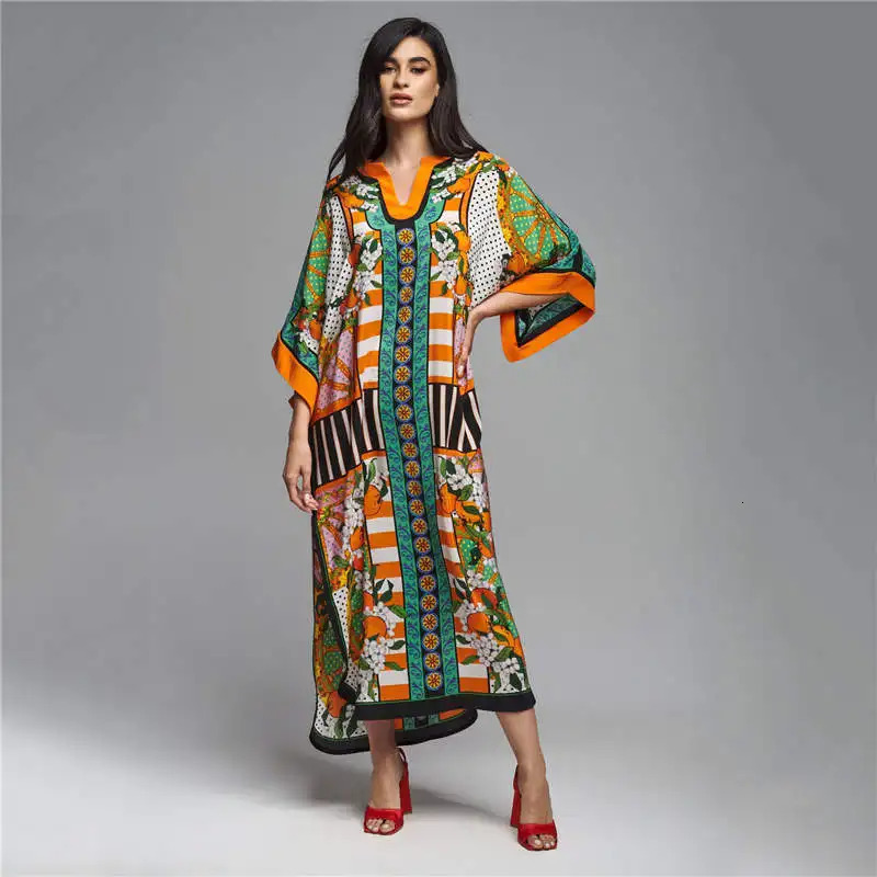 Women Swimsuit Beach Cover Up dress Sleeve Kaftan Beach Tunic Long Pareos Bikinis Cover ups Summer Robe Beach Beachwear 250208