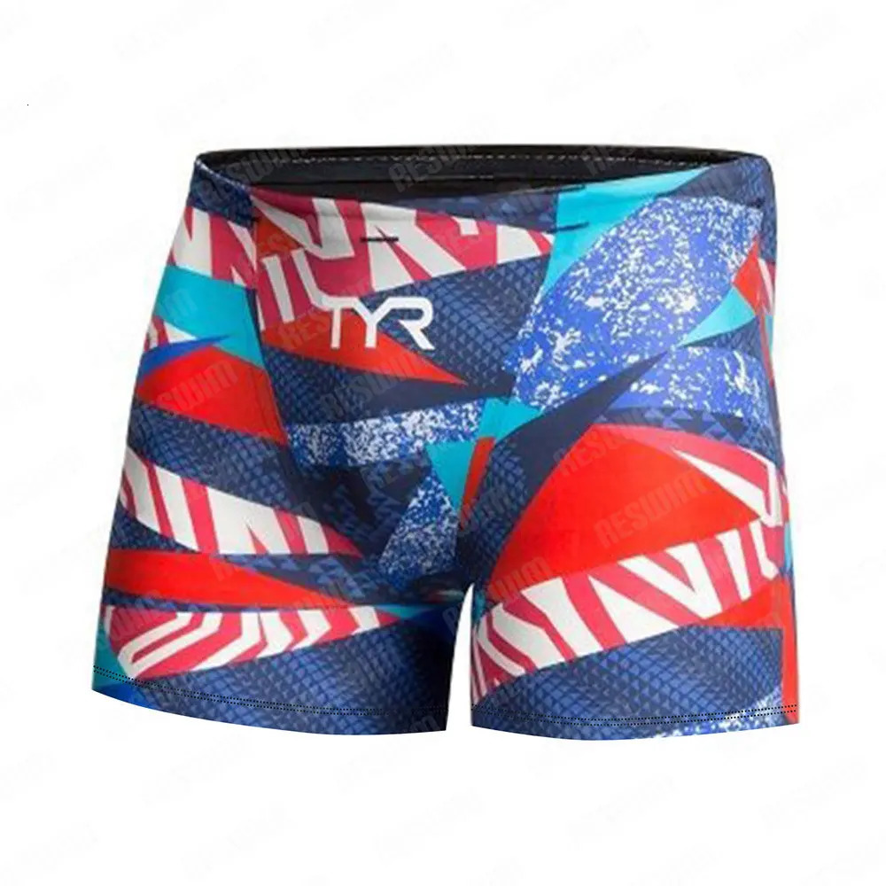 Summer Mens Swim Endurance Athletic Swimsuit Beach Swimming Trunks Swimwear Jammer Tight Surf Shorts Z260314