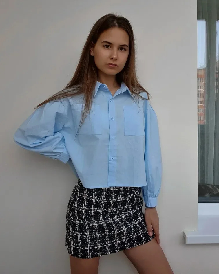 Style for Autumn and Winter Women Tweed Skirts Korean of The Cover Hip Plaid Skirt Female 250206Z