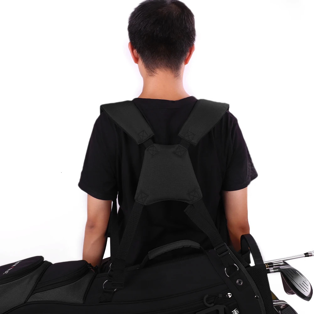 Golf Bag Strap Replacement Comfort Double Shoulder Adjustable Padded Carrying 250118