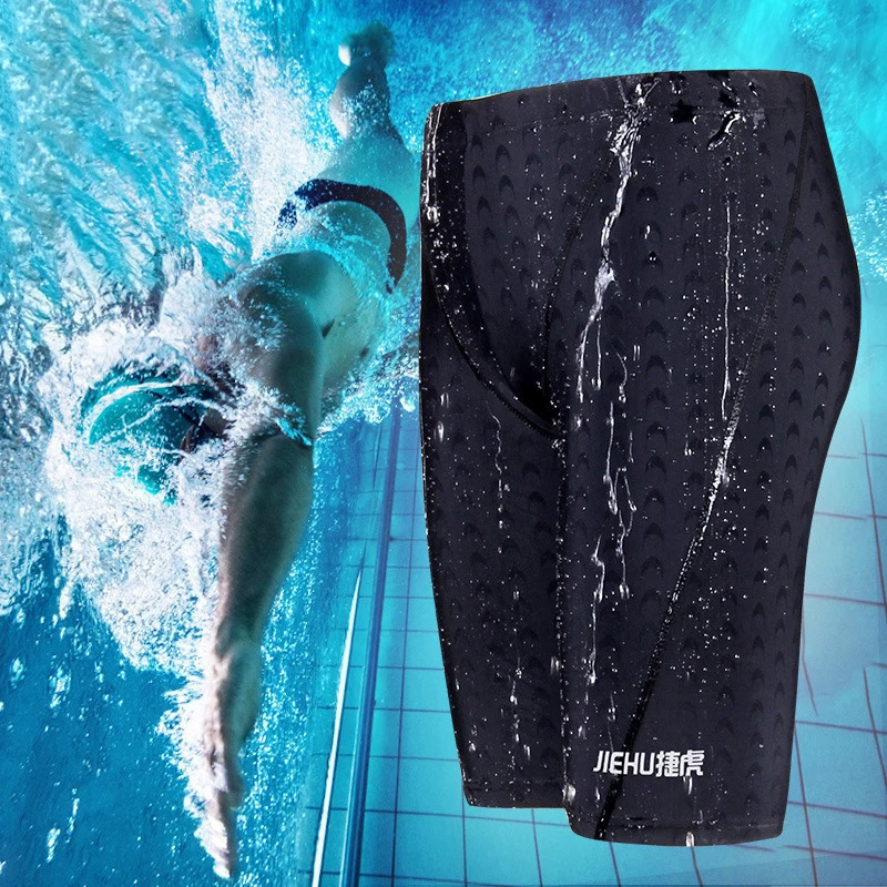 Teens Water Repellent Men Swimwear Shark Skin Quick Dry Swimming Trunks Breathble Shorts Swim Brief Swimsuit Z260313