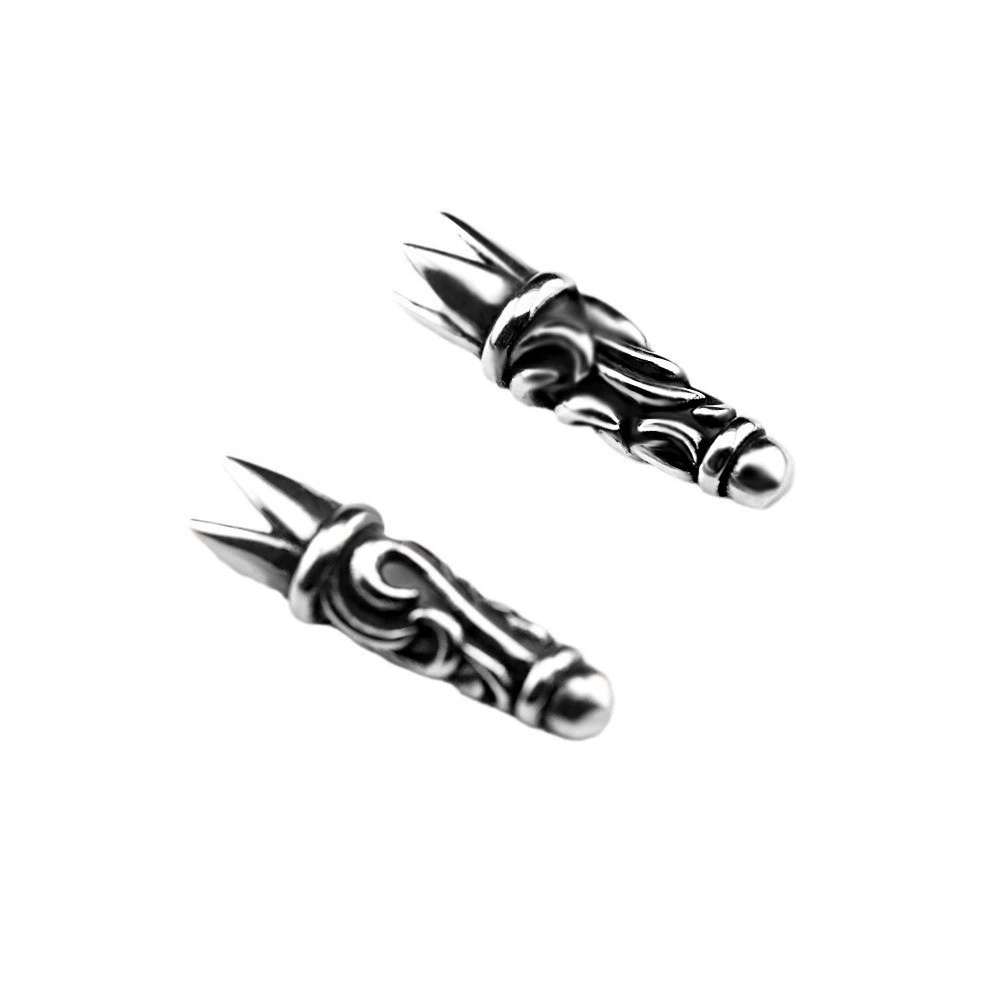 G03 S925 Sterling Silver Beads DIY Accessories Beads Personalized Fashion Punk Hip Hop Style Jewelry Beads Cross Flower Letter Shape new