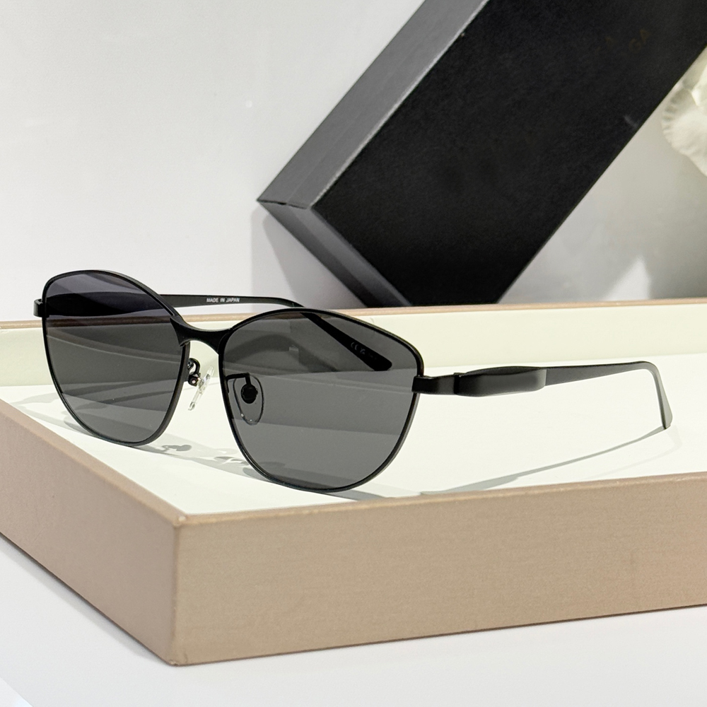 Lunettes de soleil ovales noires femmes hommes teintes d'été designer verres sonnenbrille uv400 Protection Eyewear avec boîte