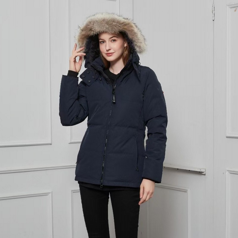 Women Designer Jackets Down Real Coyote Fur Femme Puffer Winter Man Outdoor Windbreaker Outerwear Hooded Parka Fourrure Manteau Down Coat