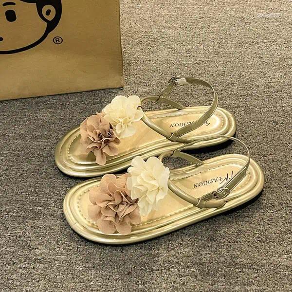 Sandals Flat Sandal Shoe 2025 Summer Women's Heels All-Match Without Girls Fashion Gladiator Clear Rome ral wer Scandals hurenlakeshoes hurenlake