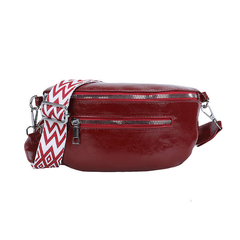 2025 handbag dumpling jacquard ribbon trend PU leather crossbody women's bag
