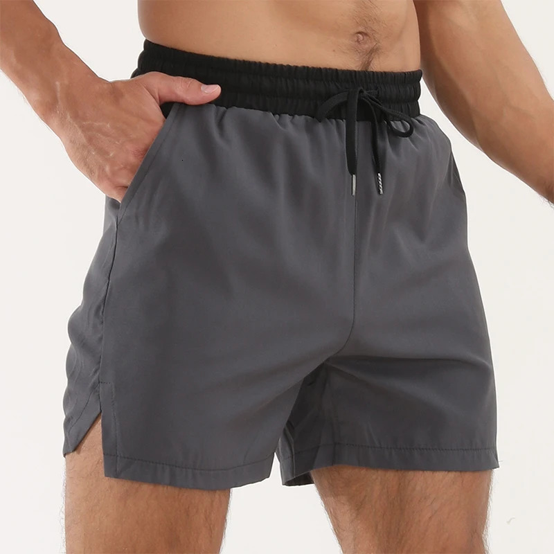 Mens sports shorts with pockets quick drying gym used for running exercising bodybuilding jogging sportswear 250206Z