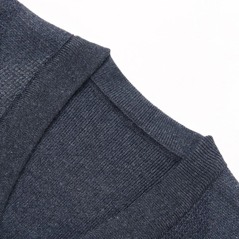 Mens Thickened Casual Sweater Tank Top Autumn and Winter Warm Vneck 250110Z