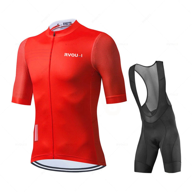 Bicycle Jersey Kit Team Bike Uniform Short Sleeve Quick Dry Cycling Clothing MTB Bib Shorts Set Ropa Ciclismo Hombre 250117
