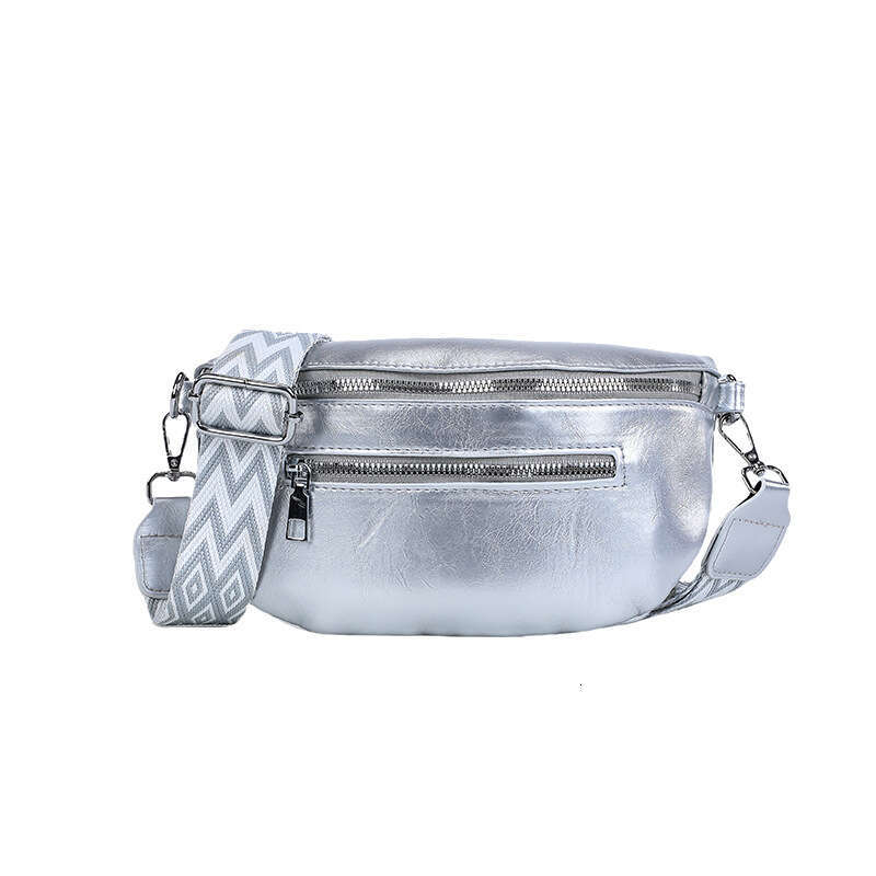 2025 handbag dumpling jacquard ribbon trend PU leather crossbody women's bag