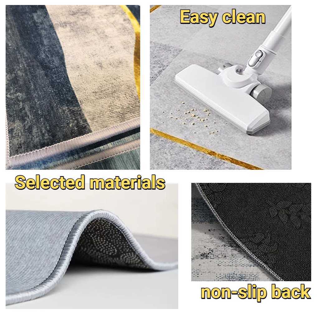 Geetric Circle Long Corridor Carpet Anti Slip Hallway Area Rugs Decoration He Porch Entry Doormat Washable Carpet Runner Z250208