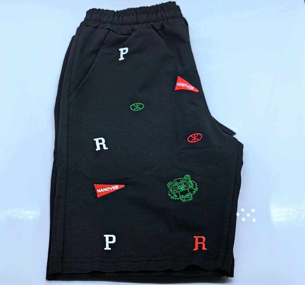 Mens Skinny Cotton Sporting Running Shorts Streetwear Bodybuilding Embroidered Fitness Short pants Jogger Gyms sports shorts 250206Z