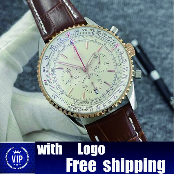 Elegant Men's Chronograph Fashion Watch Featuring a Compact Dial & Scratch-Resistant Sapphire Crystal