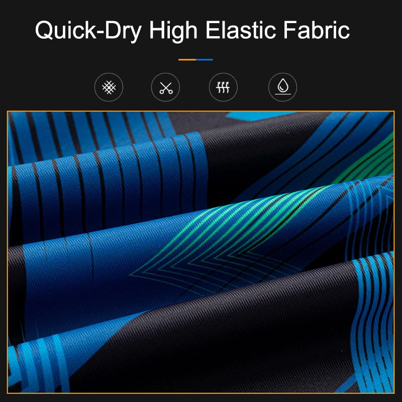 Professional Mens Swimming Trunks Shorts Long to Knee Competitive Swim Swimsuit Men Pant Quick dry Printed Plus Size Z260313