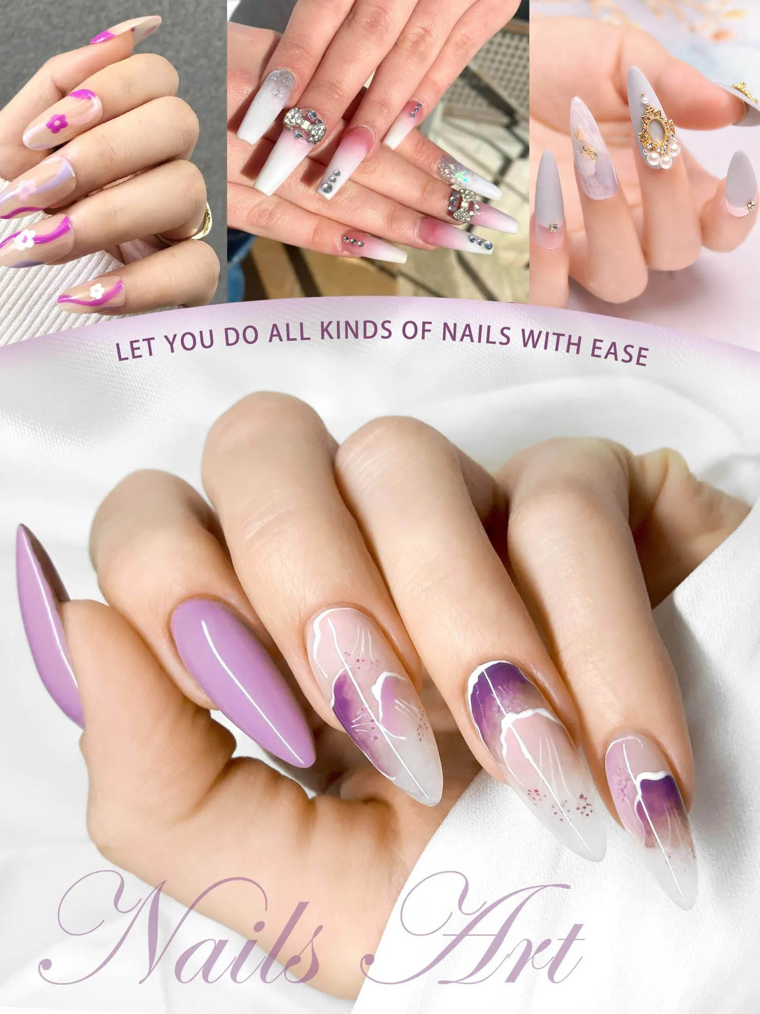 Nail Buffer Sanding Block Polisher Buffing File 60100 Grit for Acrylic Nail Art Kit Manicure Tools 10 PCS 250208