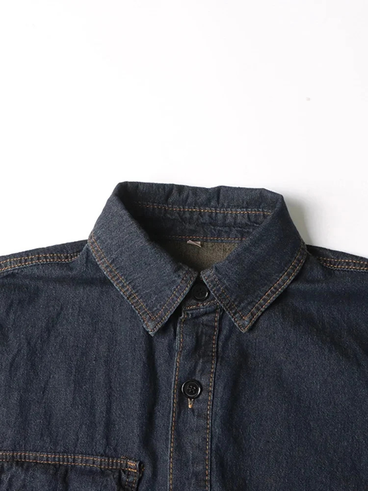 Solid Patchwork Metal Casual Denim Jackets For Women Lapel Long Sleeve Spliced Pockets Minimalist Loose Coats Female Style 250122