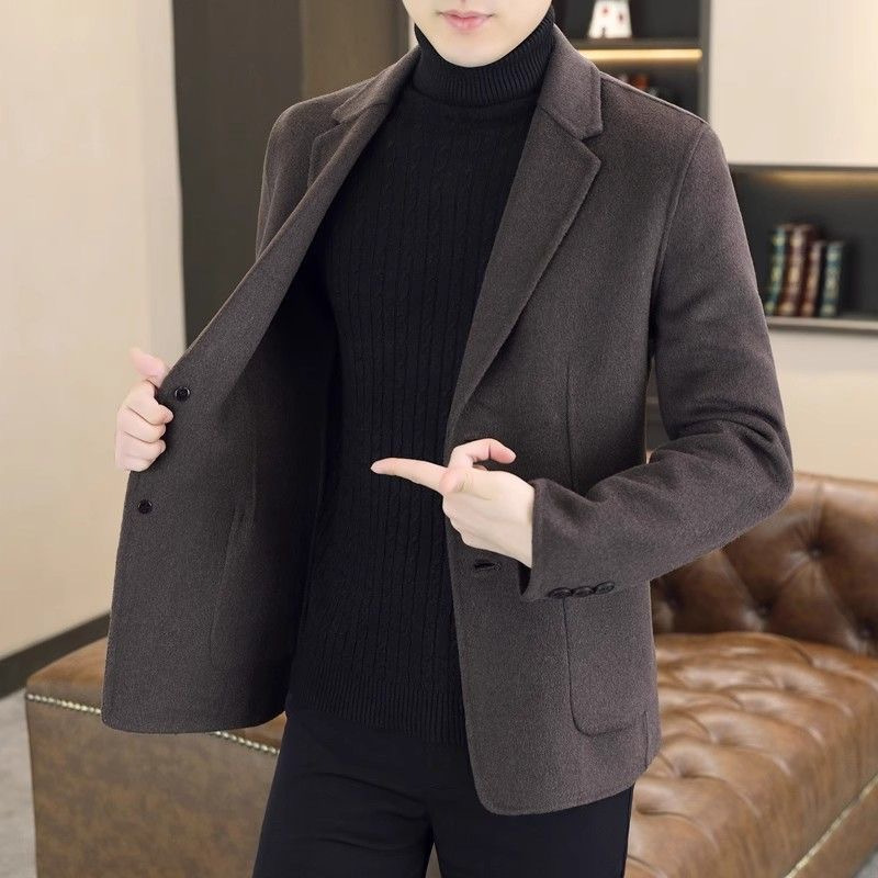 X208Elegant Men's Outerwear Collection - Versatile Fall-Winter Short Suit