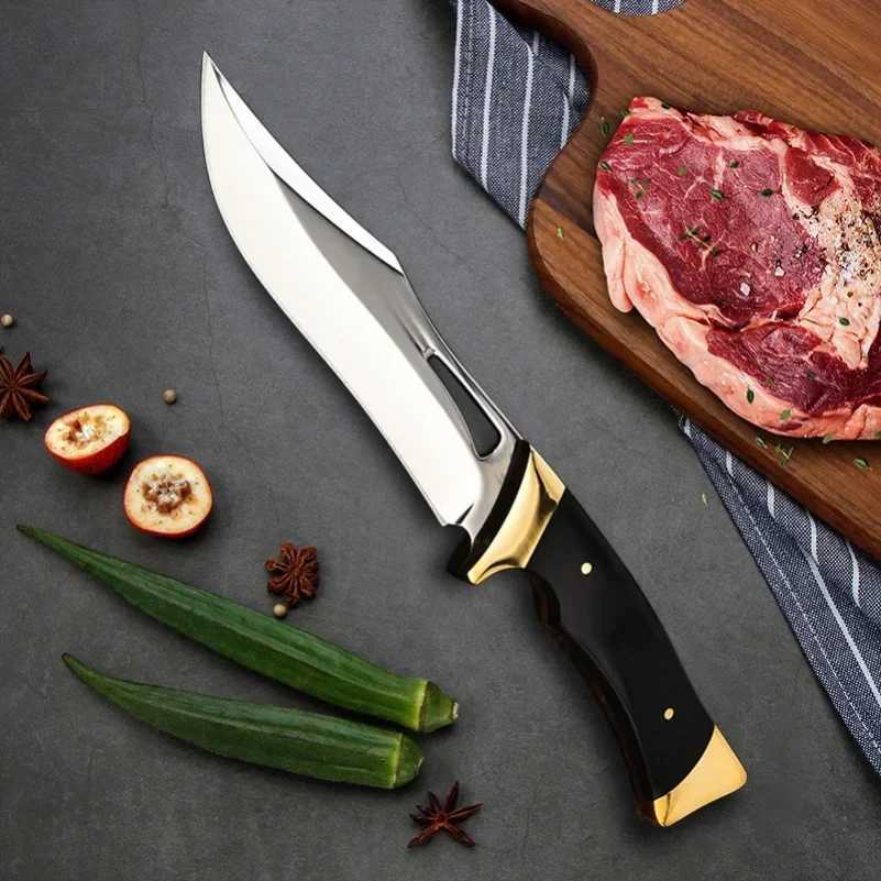 Forged Cleaver Kitchen Chef Knife BBQ Slicing Fish Fruit Boning Butcher Knife Utility Knife Sharp Kitchen Knives Kitchen ToolsXJ250210