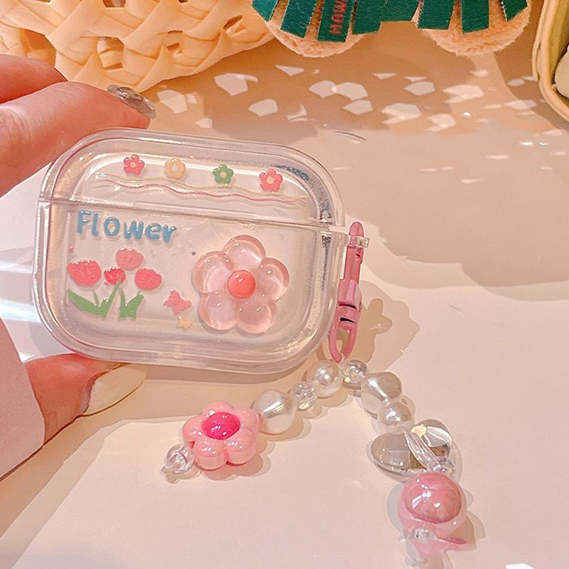 Flower Suitable 3 Protective Case Earphone Cover Pro Apple Earphone Cover
