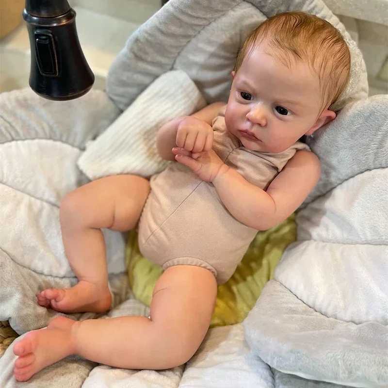 60cm Reborn Cameron Doll Without Outfit Premium Make-up Handmade 3D Skin Collectible Art Doll X250210
