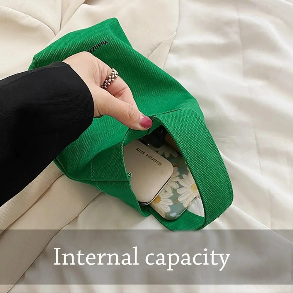 Casual Handbags Canvas Shoulder Crossbody Bags Large Capacity Shopper Bag Letters Shoulder Crossbody Bags Purse 250207