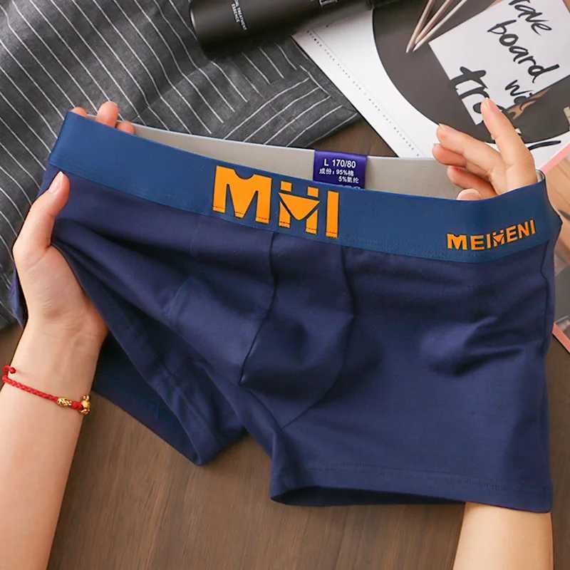 Fashion pure cotton underwear mens boxer mens underwear mens Cuecas mens boxing shorts M-3XL H008 W250210