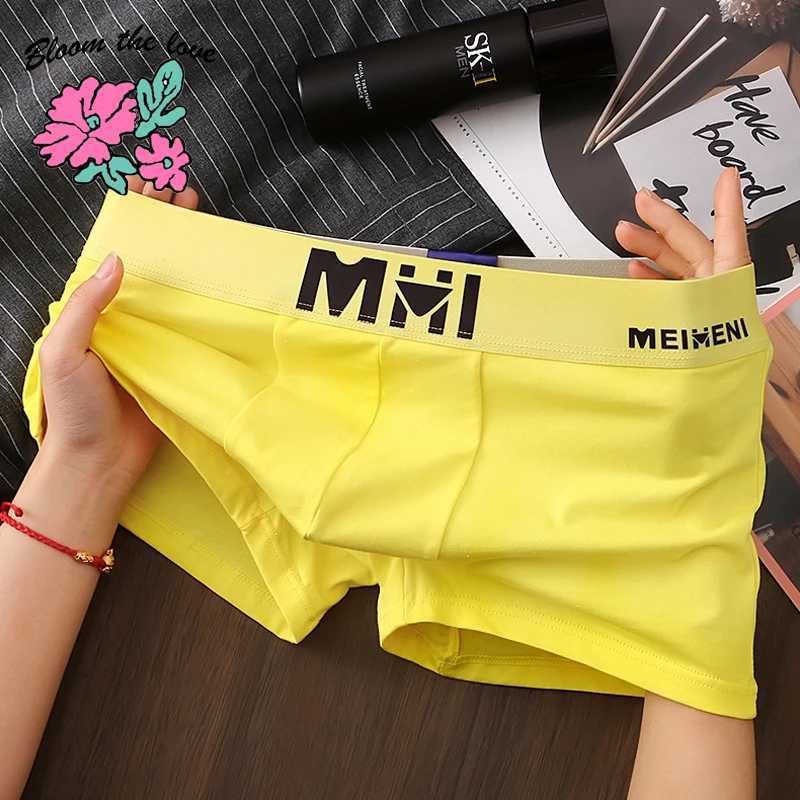 Fashion pure cotton underwear mens boxer mens underwear mens Cuecas mens boxing shorts M-3XL H008 W250210